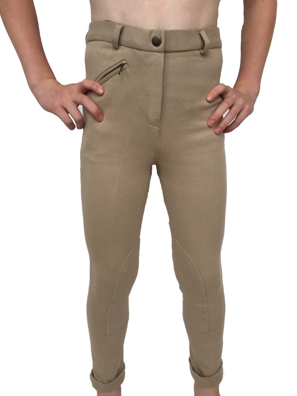 Riding Breeches White Beige,Standard Tall